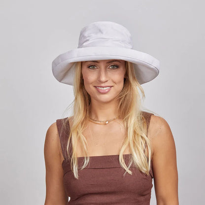 Sunny | Womens Wide Brim Cotton Sun Hat