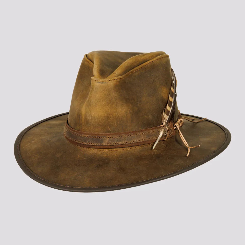 Tate | Mens Genuine Leather Cowboy Hat