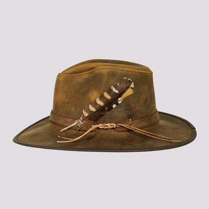 Tate | Mens Genuine Leather Cowboy Hat