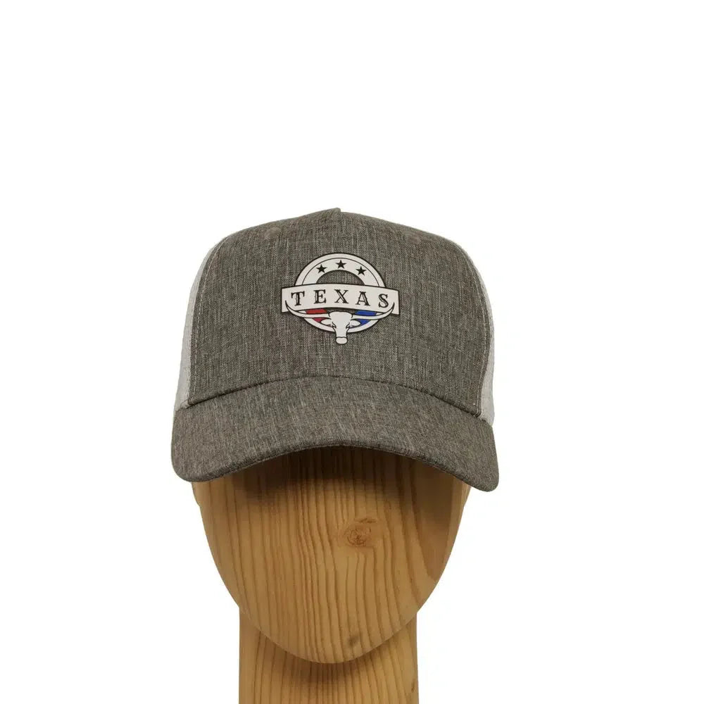 texas grey cap front view