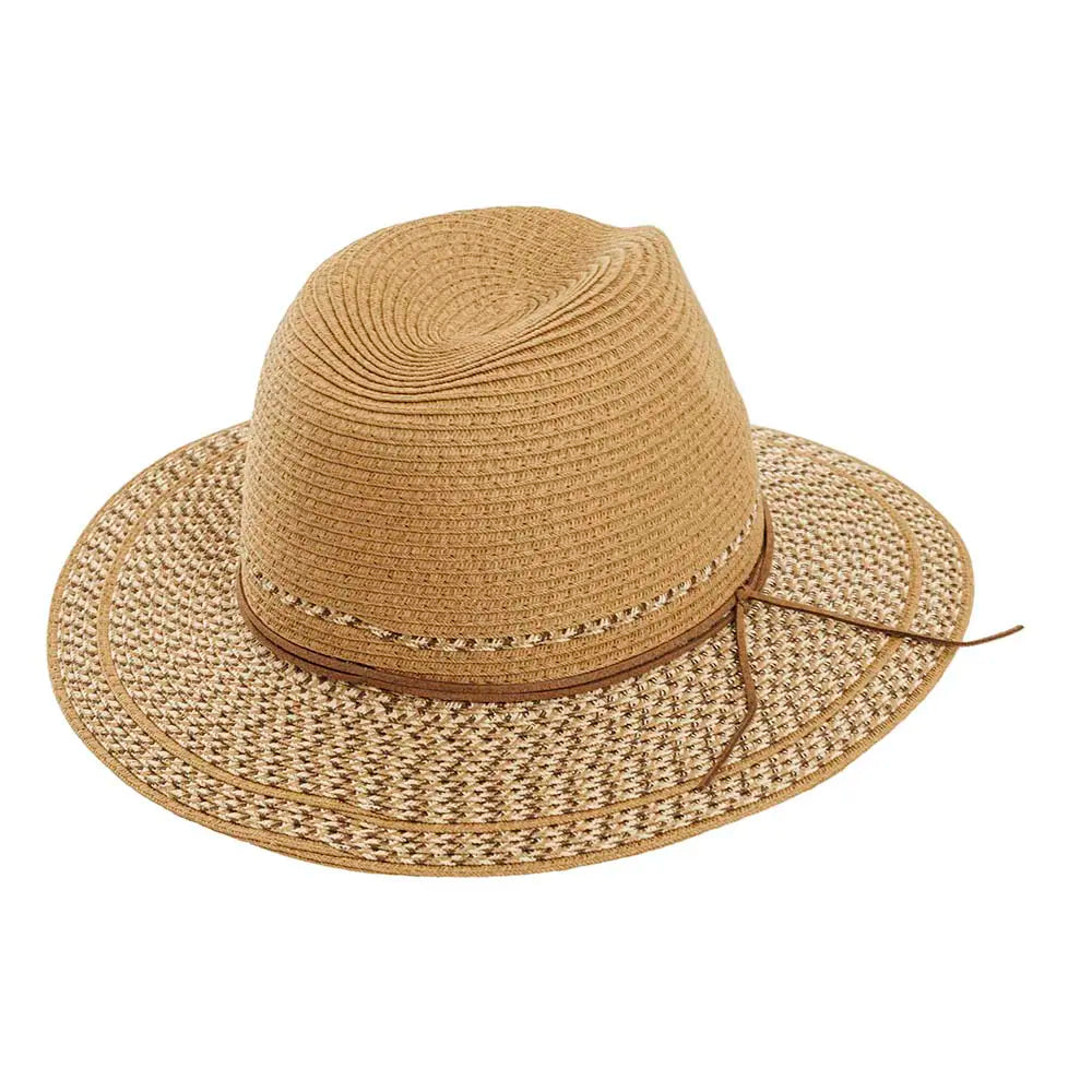 Tobago Sun Straw Hat Top View