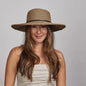 Trevi | Womens Wide Brim Straw Sun Hat