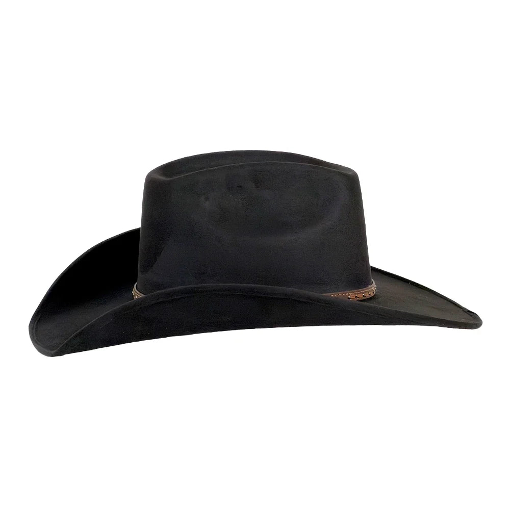 Trigger | Mens Faux Suede Cowboy Hat
