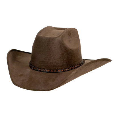 Trigger | Mens Faux Suede Cowboy Hat