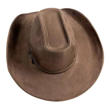 Trigger | Mens Faux Suede Cowboy Hat