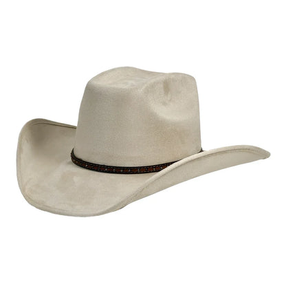 Trigger | Mens Faux Suede Cowboy Hat