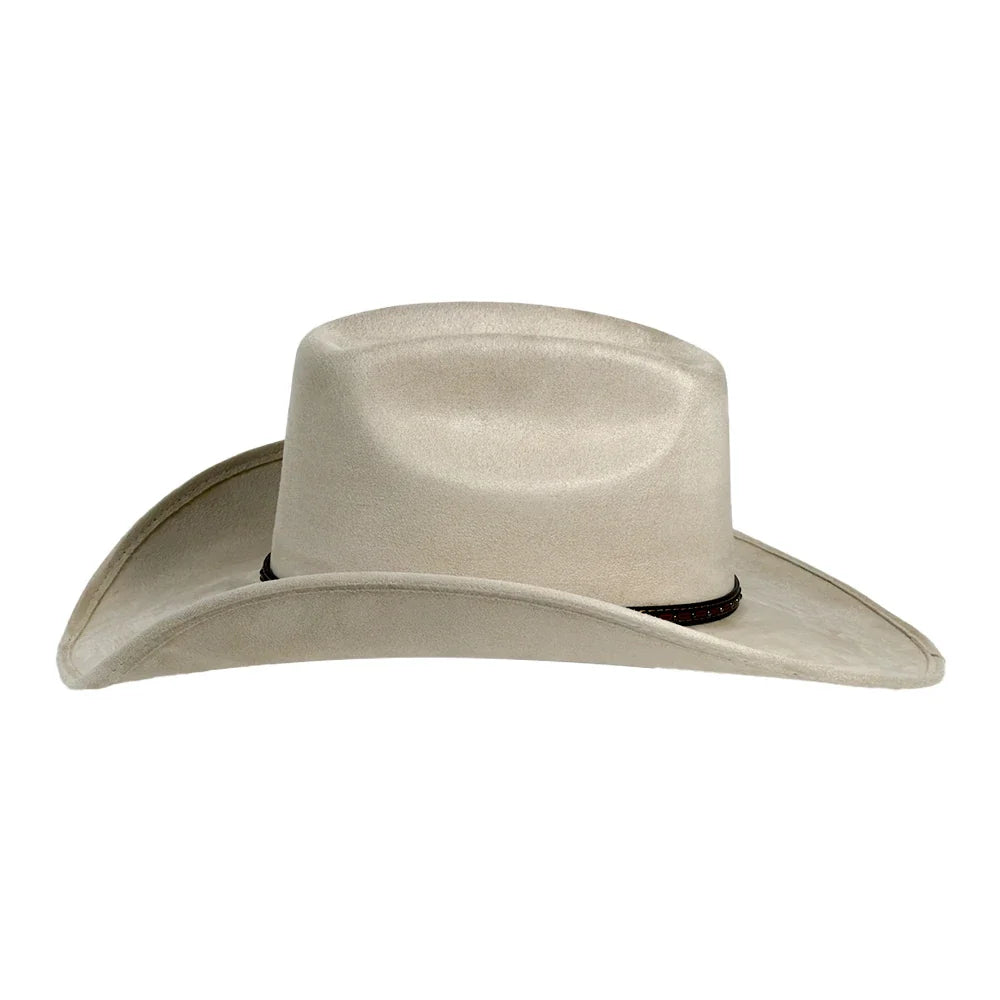 Trigger | Mens Faux Suede Cowboy Hat