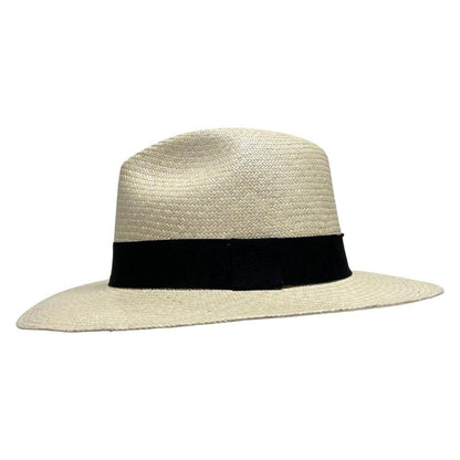 A side view of Panama Fedora Hat