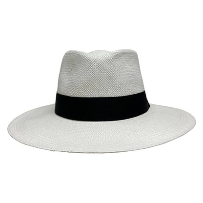 White Panama Fedora Hat - Medellin