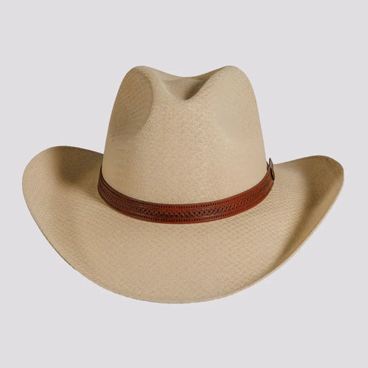Tulsa | Mens Woven Cotton Canvas Australiano Cowboy Hat