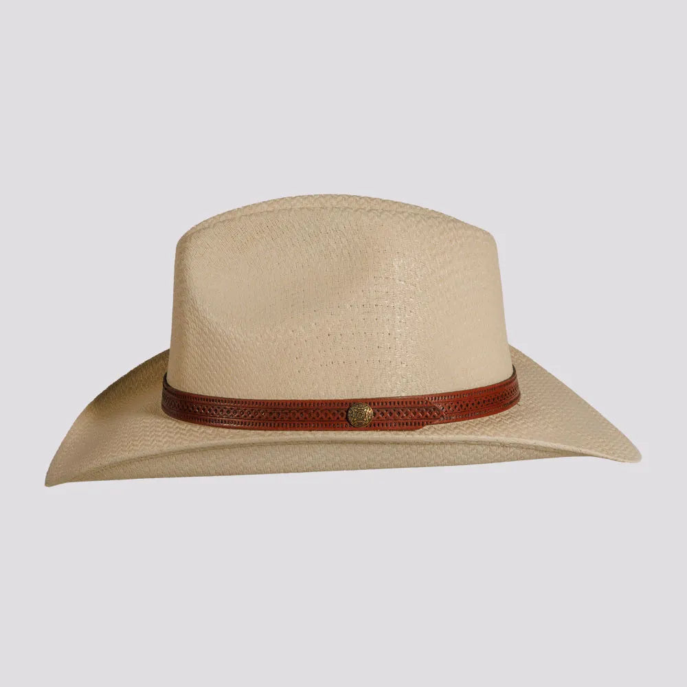Tulsa | Mens Woven Cotton Canvas Australiano Cowboy Hat