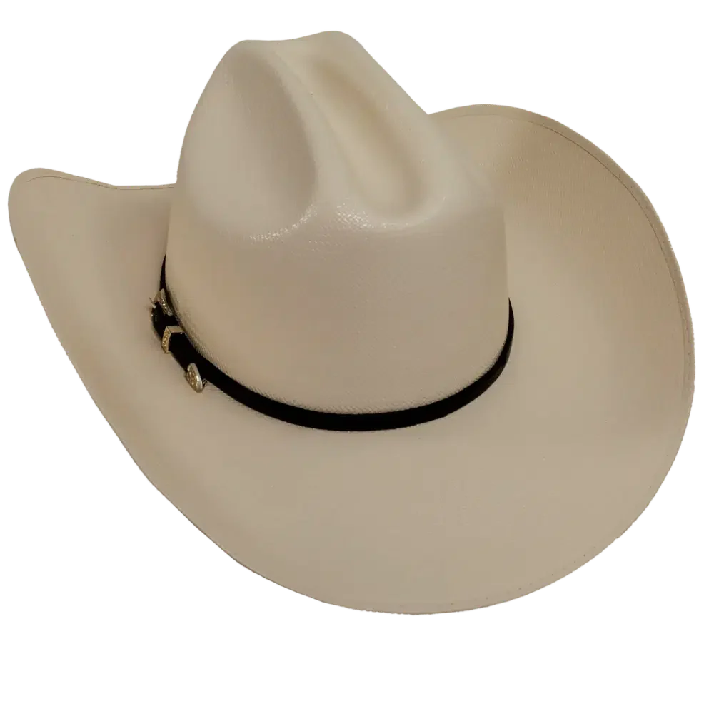 vaquero ivory cowboy hat back view