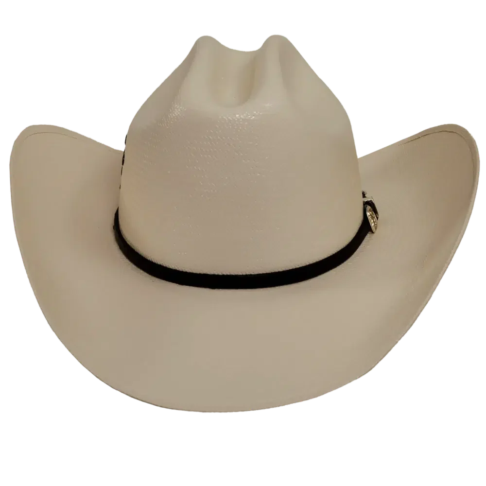 vaquero ivory cowboy hat front view