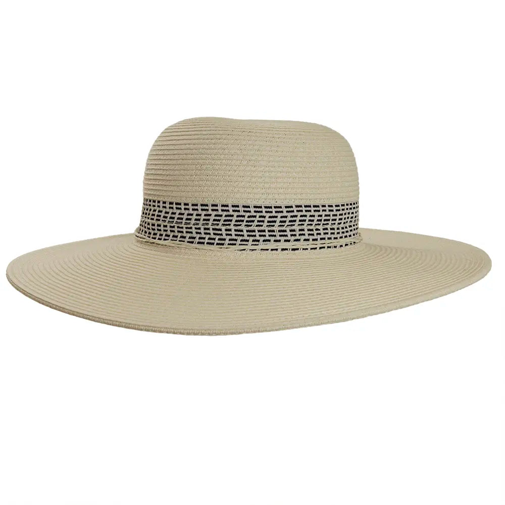 Victoria | Womens Wide Brim Straw Sun Hat