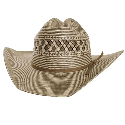 Waco Mens Straw Cowboy Hat Angled View