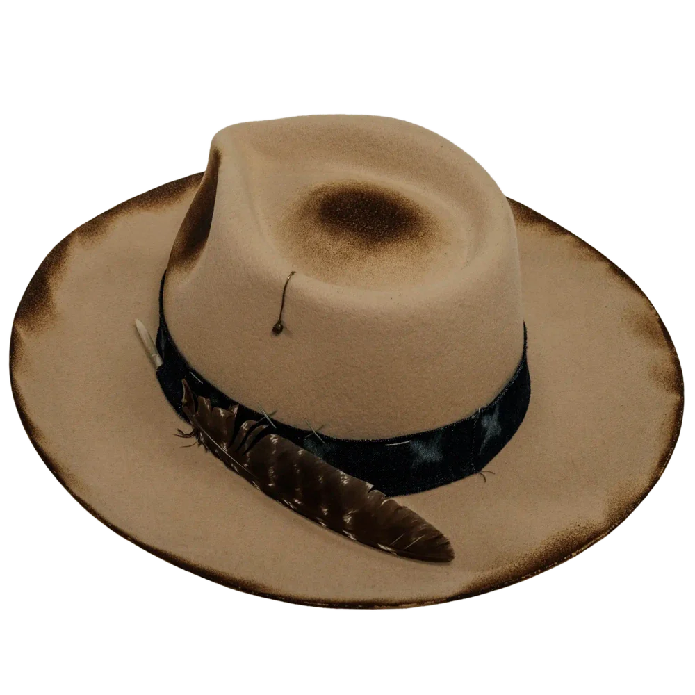 wanderer cream cowboy hat angled view