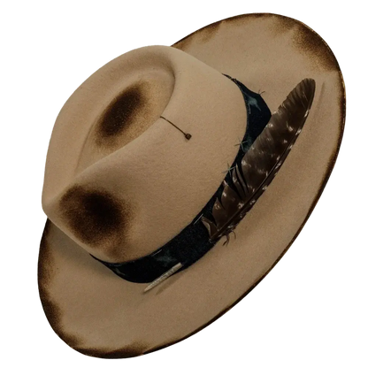 wanderer cream cowboy hat angled view