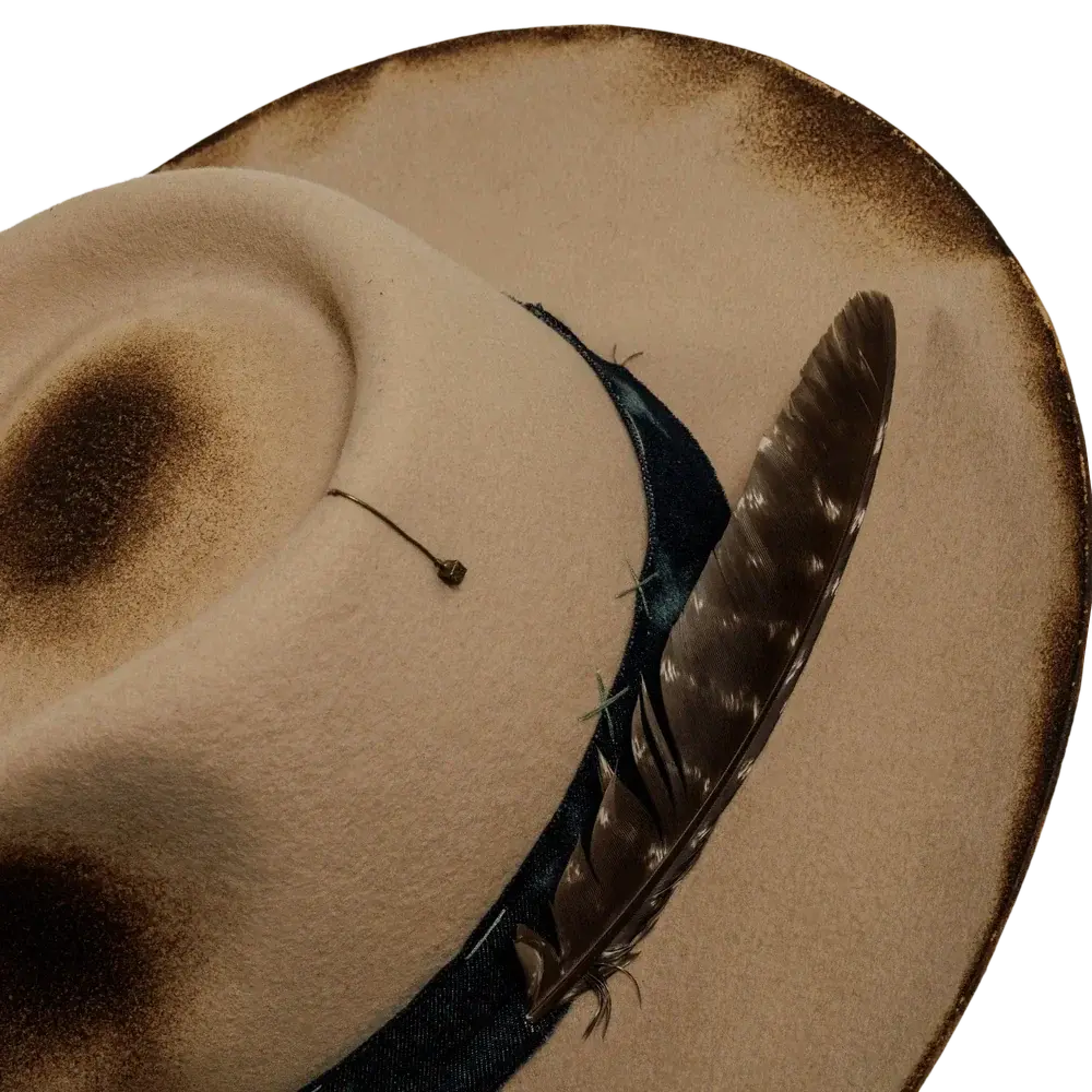 wanderer cream cowboy hat angled view