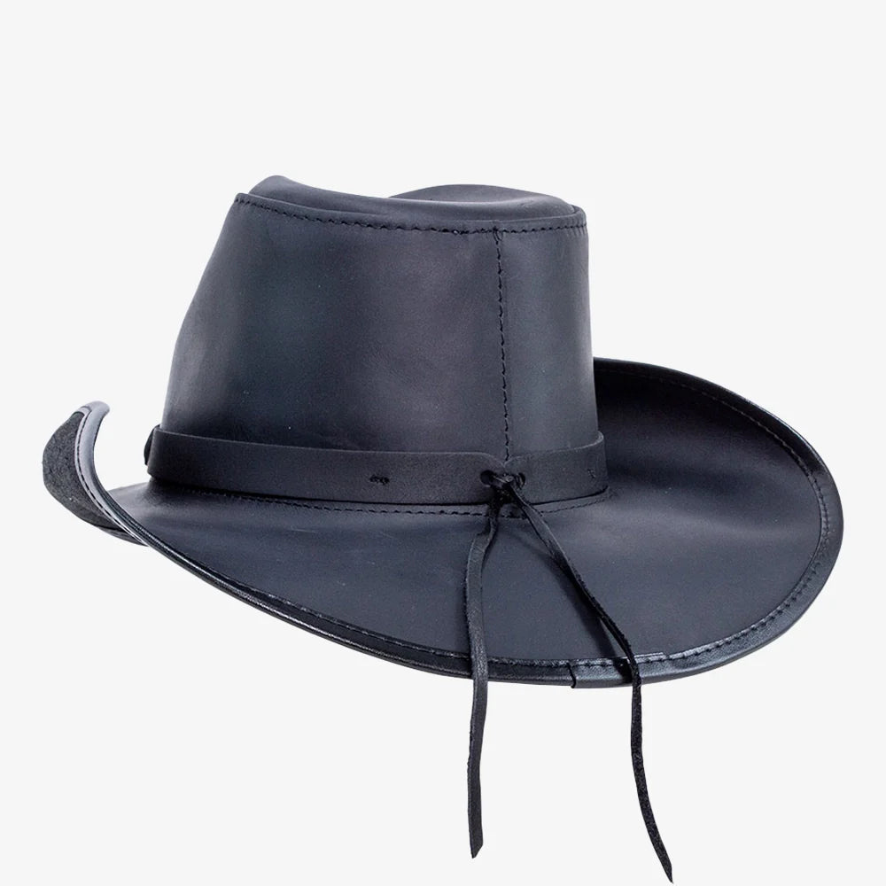Western | Mens American Leather Cowboy Hat
