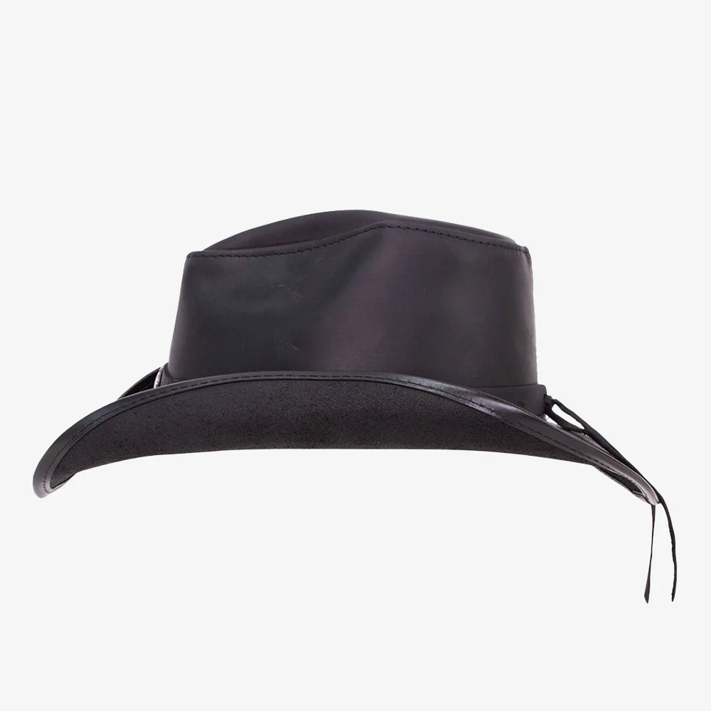 Western | Mens American Leather Cowboy Hat