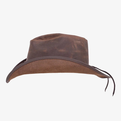 Western | Womens Leather Cowgirl Hat