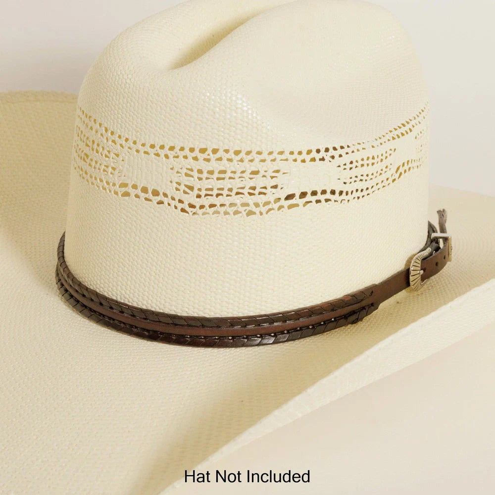 Whipstitch Brown Hat Band