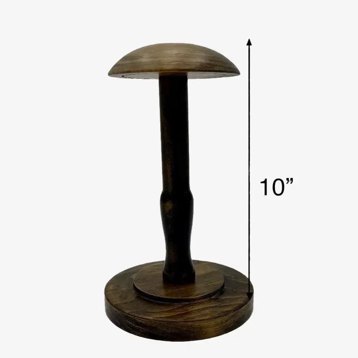 Wooden Table Top Hat Stand