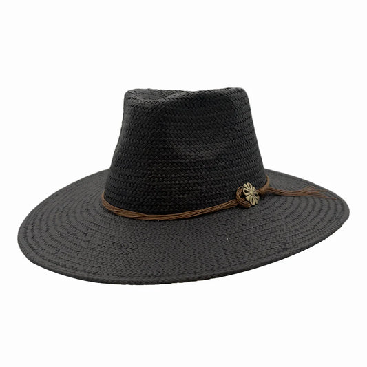 Zanzibar | Womens Straw Panama Safari Sun Hat