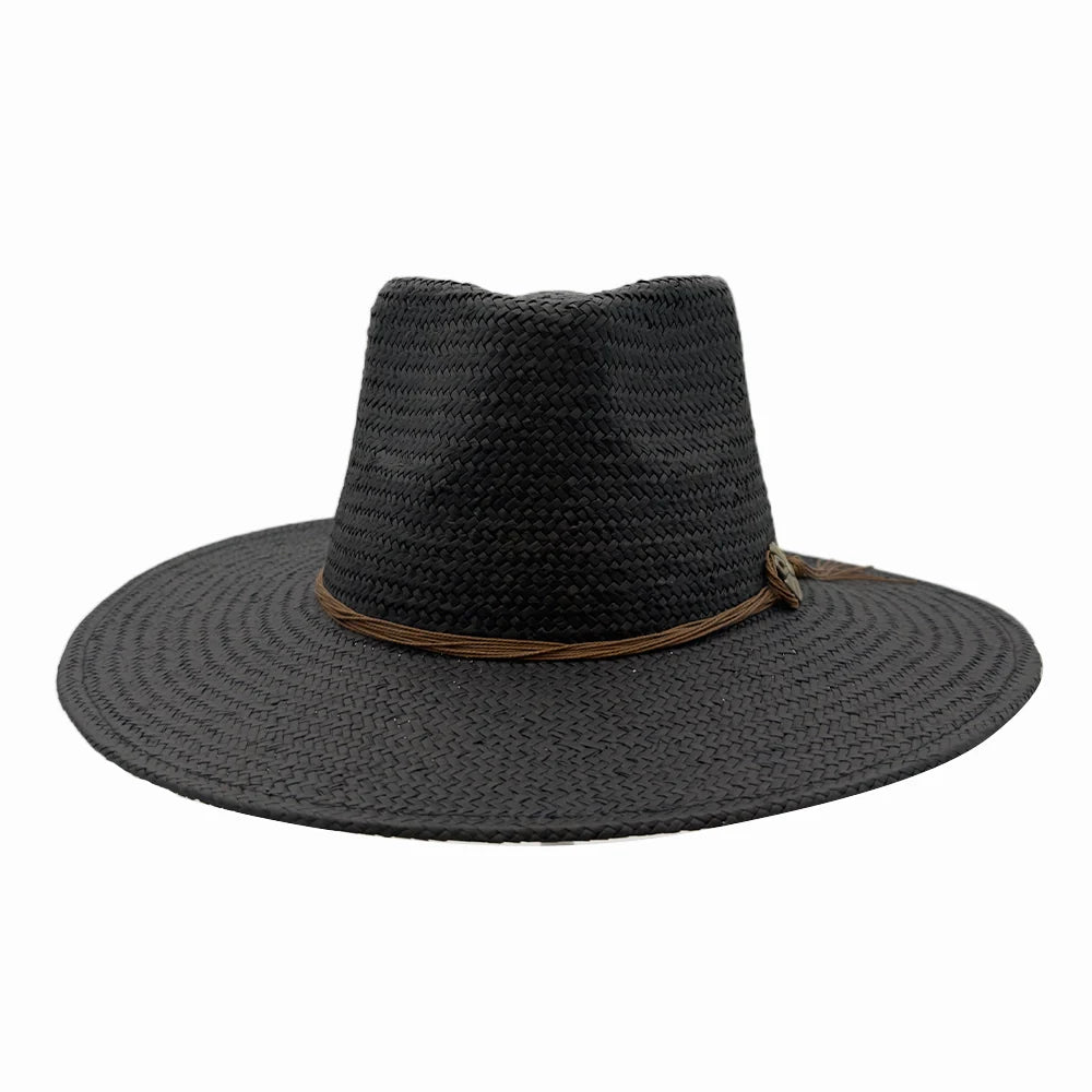 Zanzibar | Mens Straw Panama Safari Sun Hat