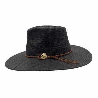 Zanzibar | Womens Straw Panama Safari Sun Hat