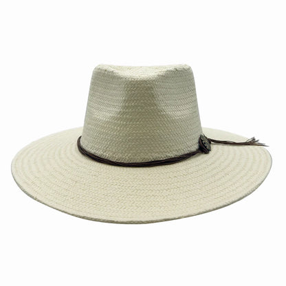 Zanzibar | Mens Straw Panama Safari Sun Hat