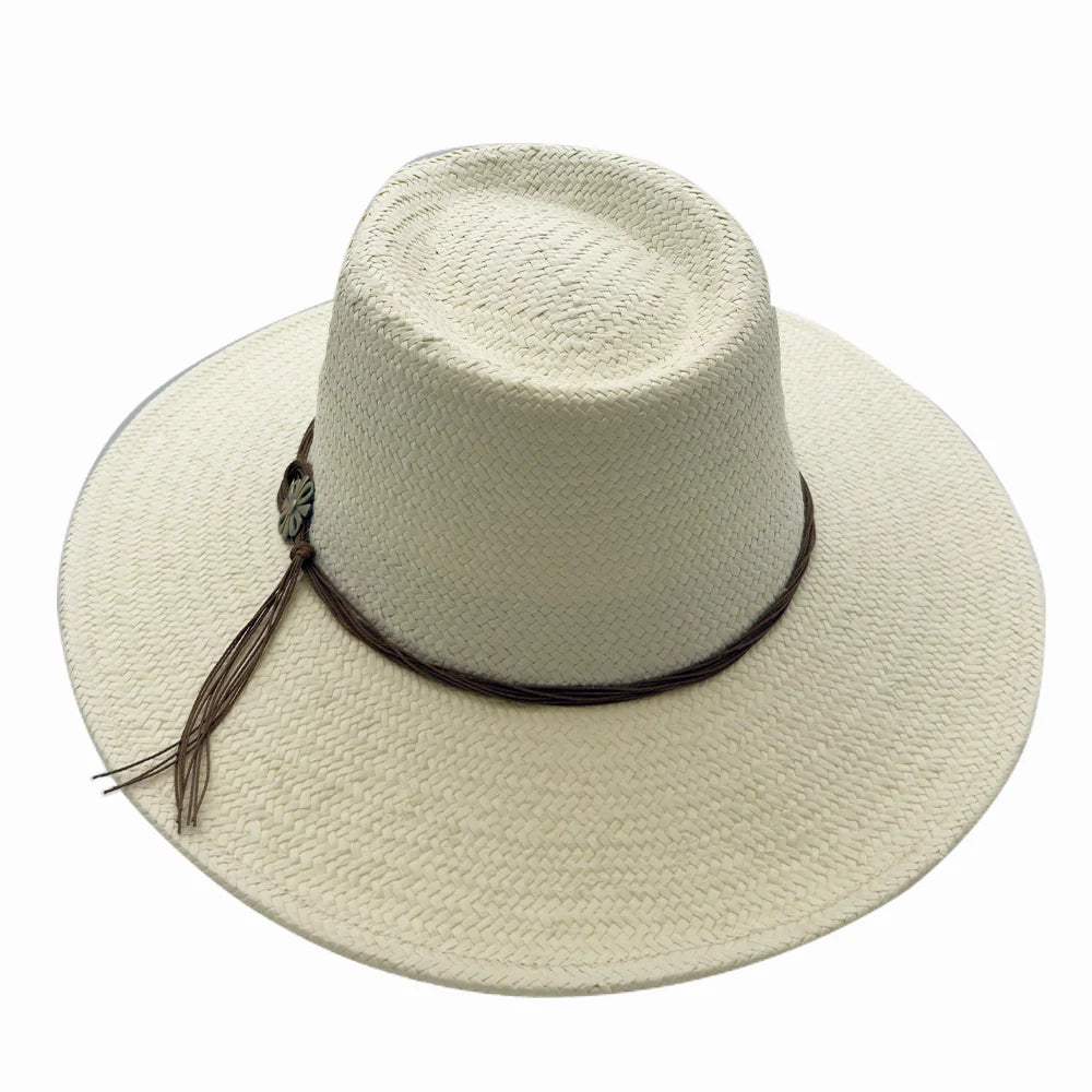 Zanzibar | Mens Straw Panama Safari Sun Hat