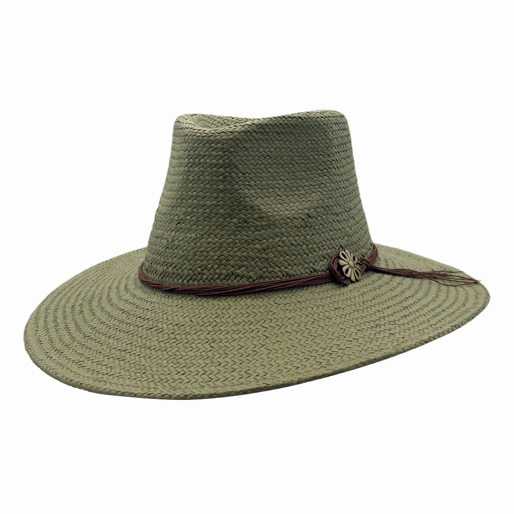 Zanzibar | Womens Straw Panama Safari Sun Hat
