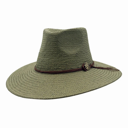 Zanzibar | Womens Straw Panama Safari Sun Hat