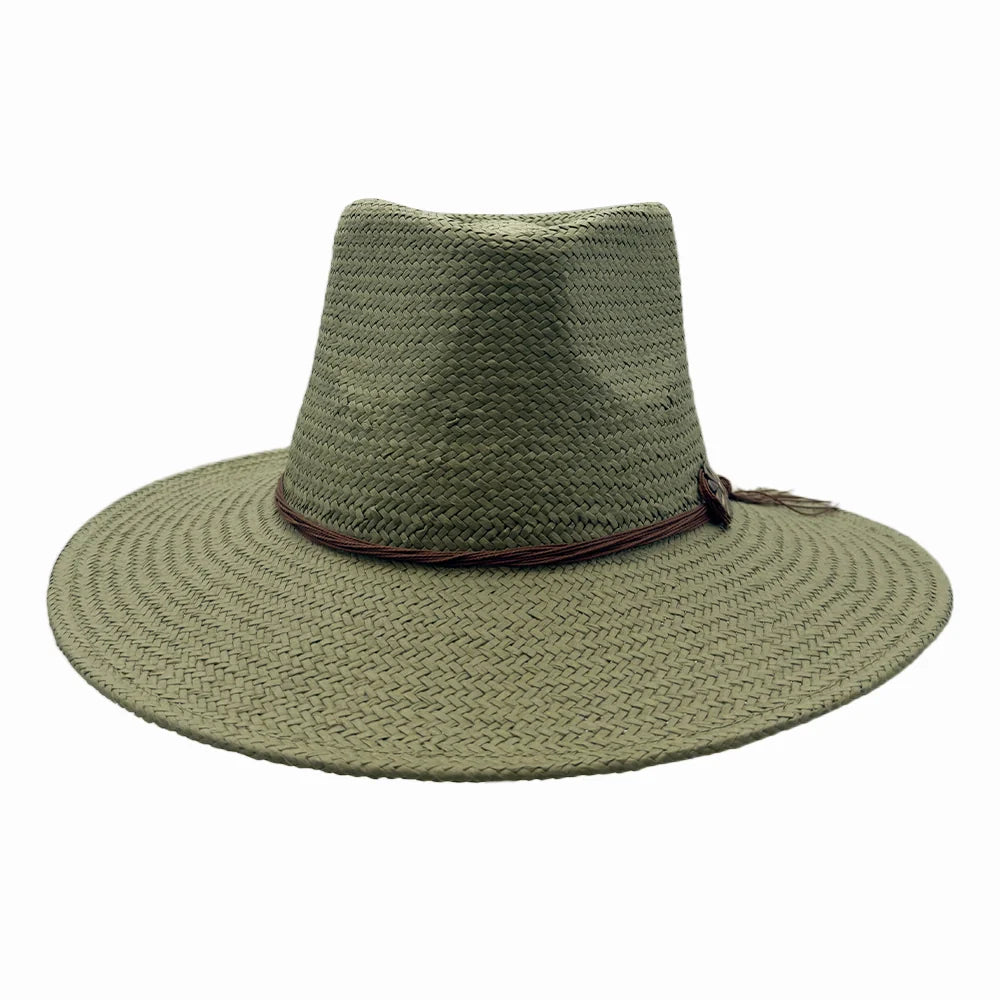 Zanzibar | Womens Straw Panama Safari Sun Hat