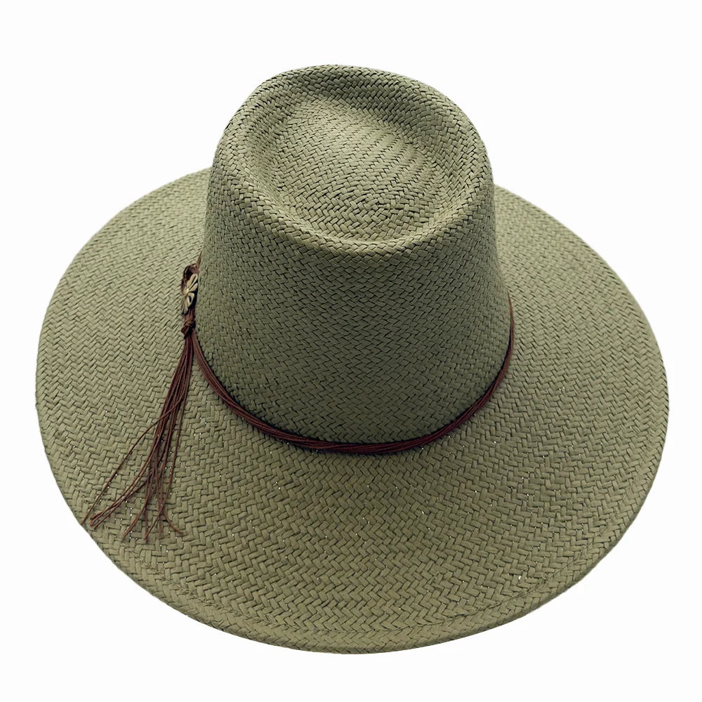 Zanzibar | Womens Straw Panama Safari Sun Hat
