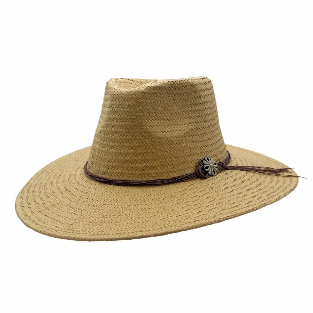 Zanzibar | Mens Straw Panama Safari Sun Hat