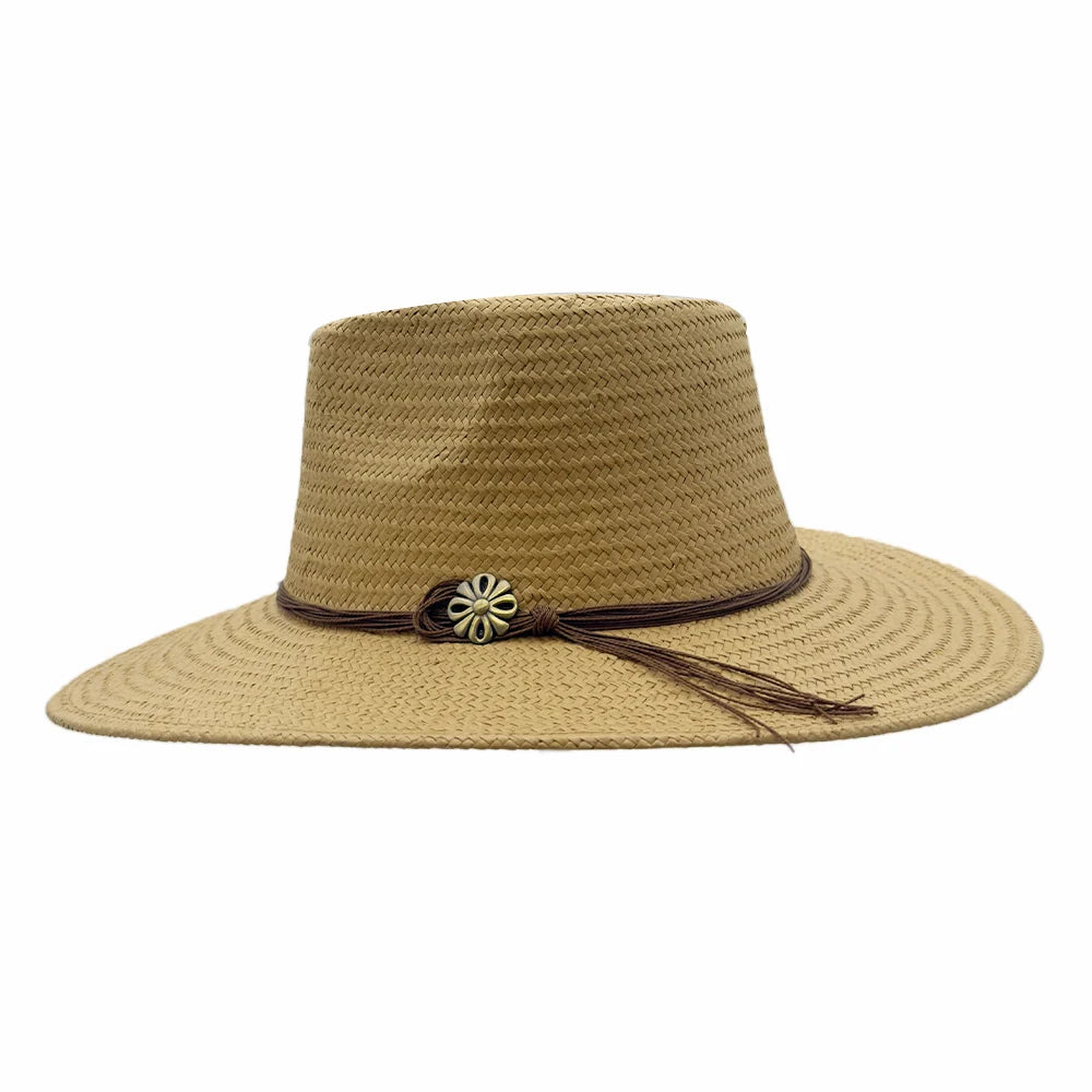 Zanzibar | Mens Straw Panama Safari Sun Hat