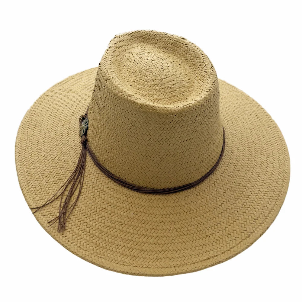 Zanzibar | Womens Straw Panama Safari Sun Hat
