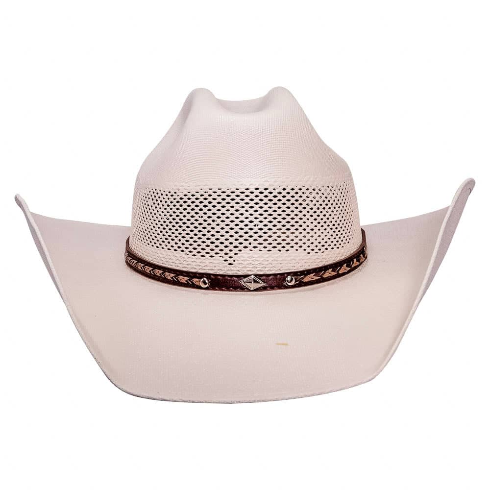 Austin Cream Straw Cowboy Hat by American Hat Makers