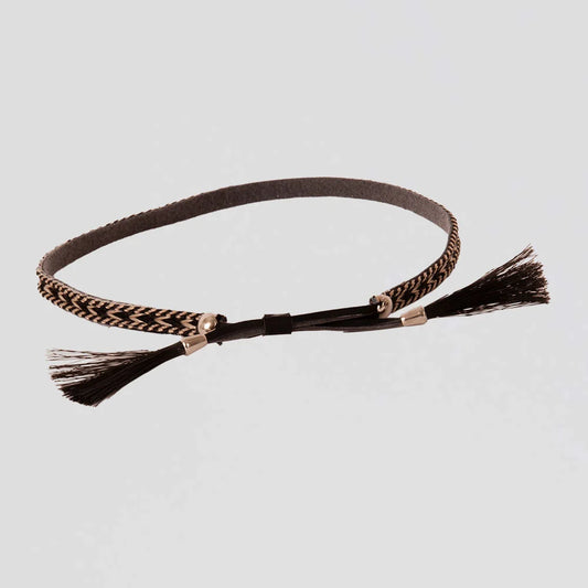 Bodie | Horsehair Leather Hat Band