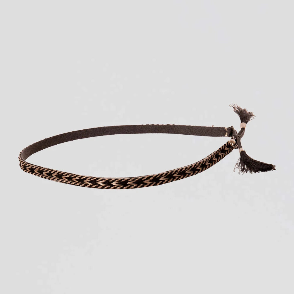 Bodie | Horsehair Leather Hat Band