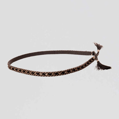 Bodie | Horsehair Leather Hat Band