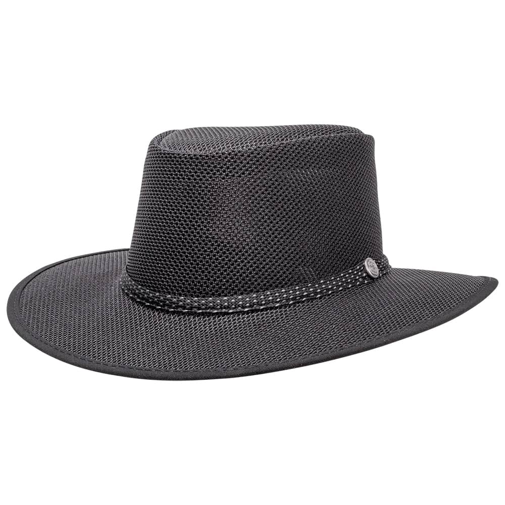 Cabana Black Mesh Sun Hat by American Hat Makers video