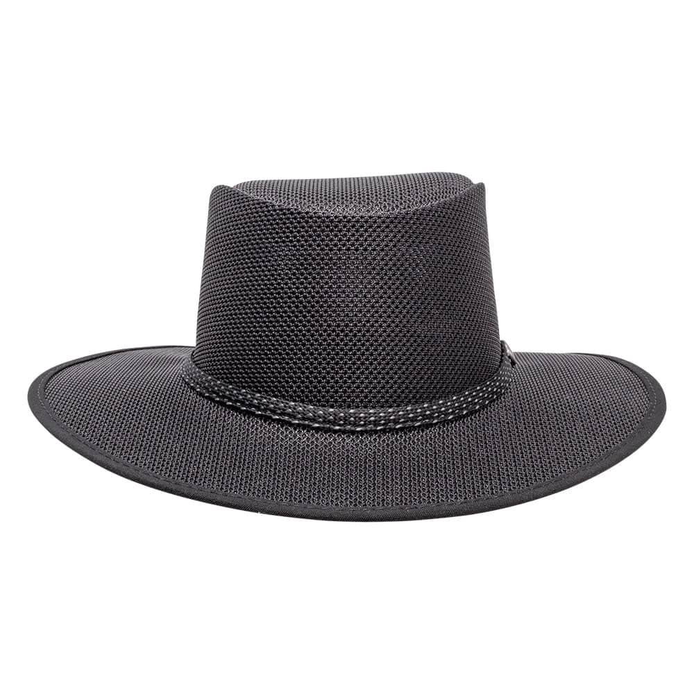 Cabana Black Mesh Sun Hat with UPF Rating by American Hat Makers