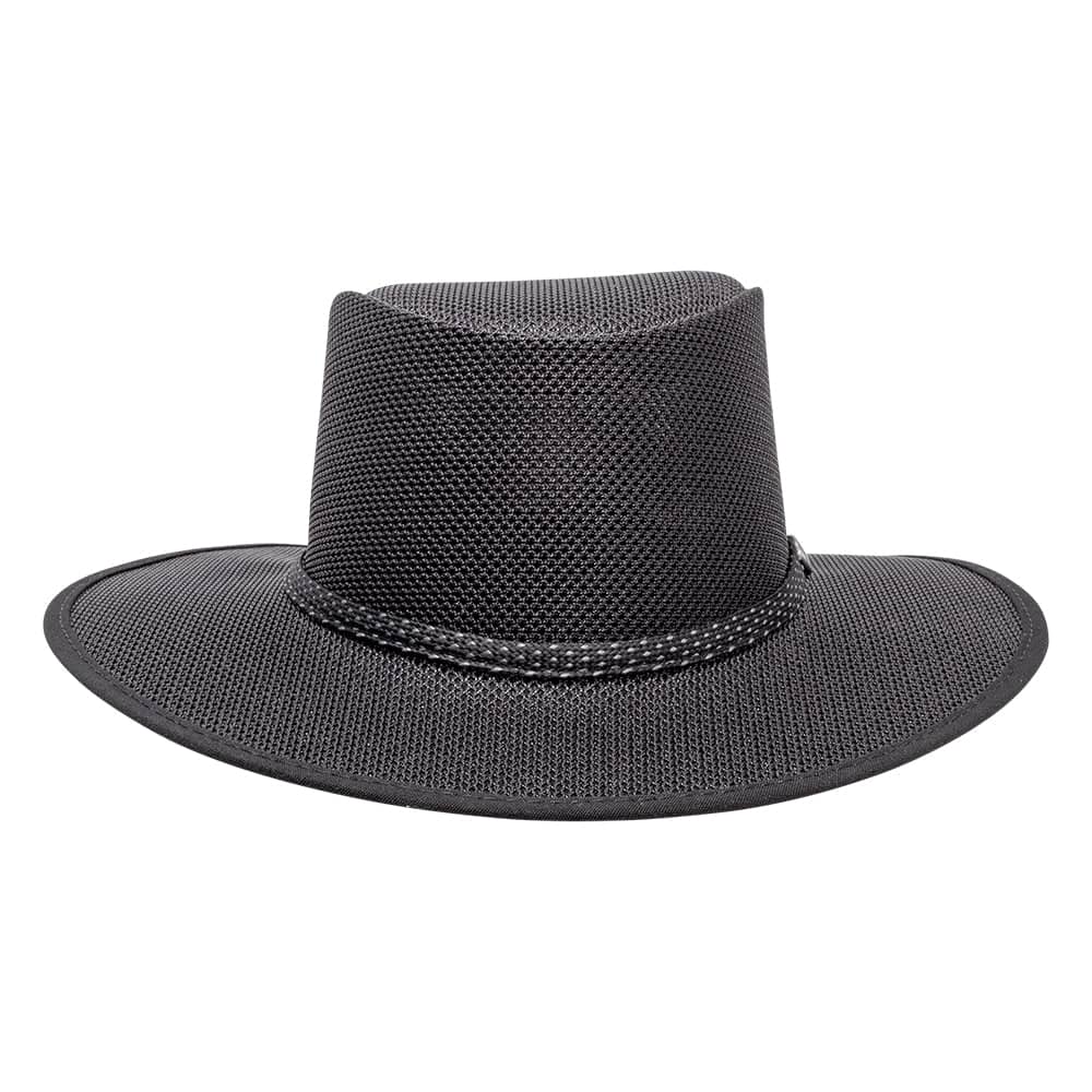 Cabana Black Mesh Sun Hat by American Hat Makers