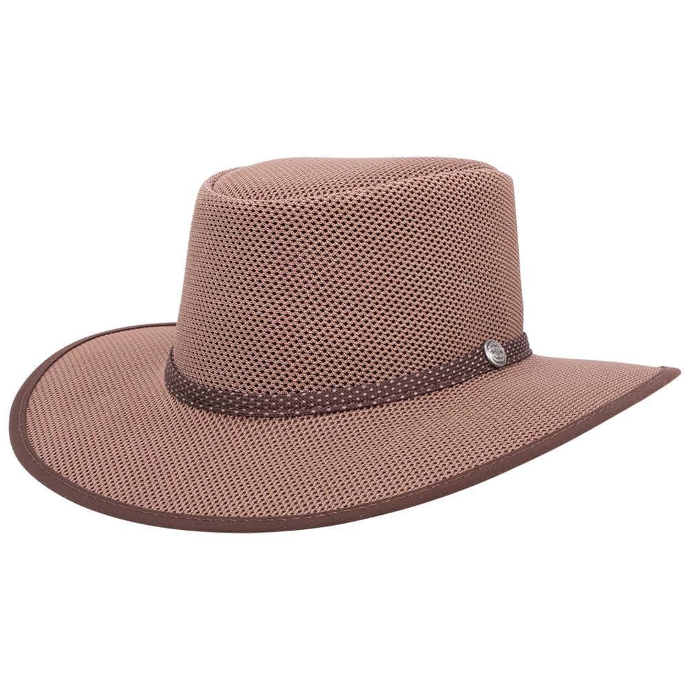 Cabana Walnut Mesh Sun Hat with UPF Rating by American Hat Makers video