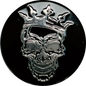 crowned skull magnetic hat pin