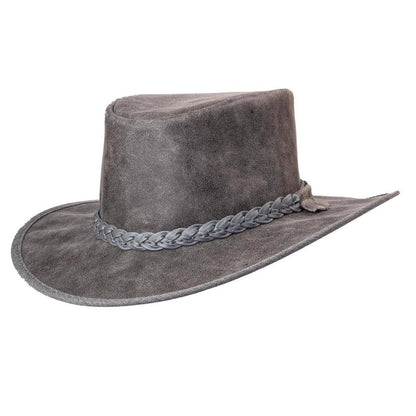 Crusher | Womens Leather Crushable Outback Hat