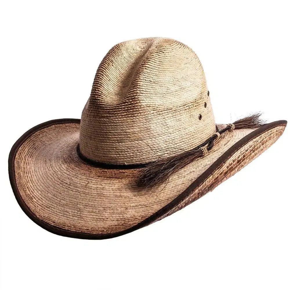 diego palm straw fedora angled view